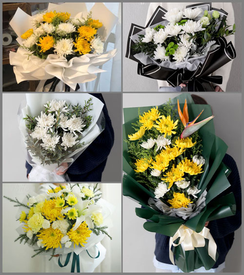 福建福州福清市龙田镇西华村白事花束代送